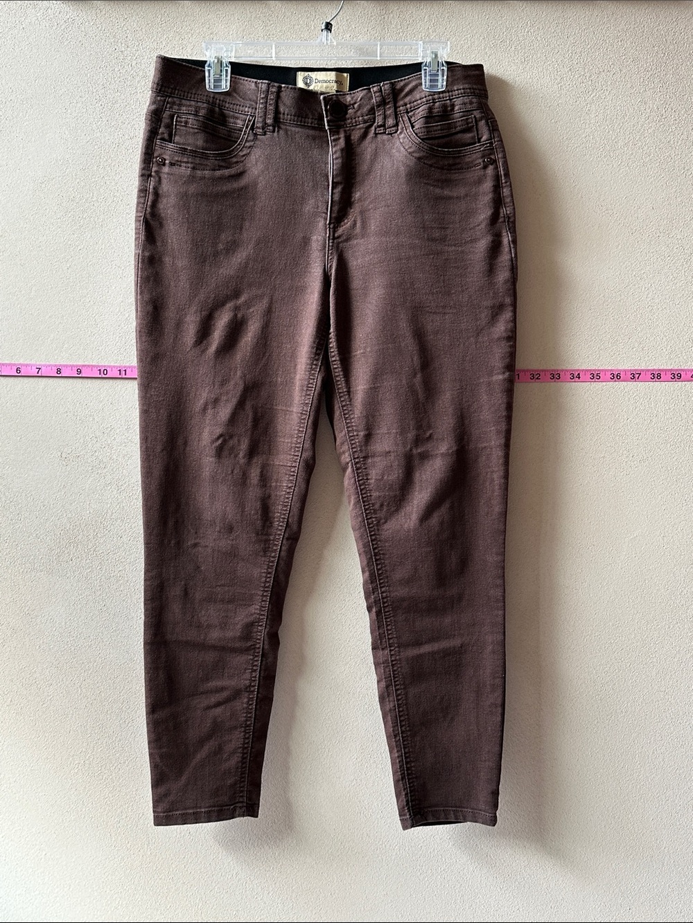 Democracy Women's Dark Brown Skinny Jeans